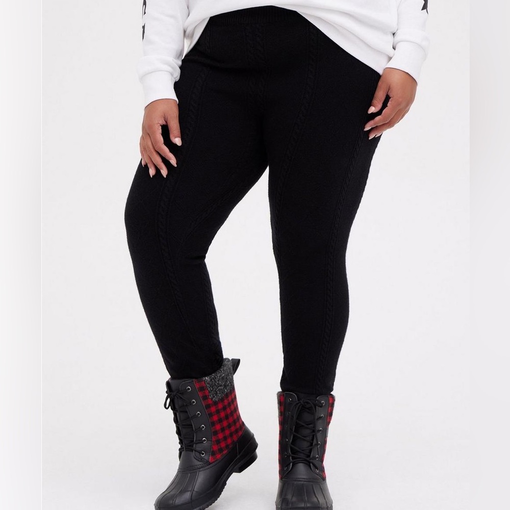 Torrid Full Length Signature Waist Cable Knit Legging